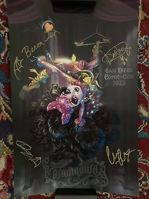 SIGNED 2023 SDCC Monster High DRACULAURA FREAK DU CHIC Collector Poster ComicCon • $350