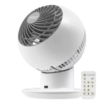 Woozoo 5-Speed Oscillating Globe Fan Remote Control White Desk Room NEW • $48.49