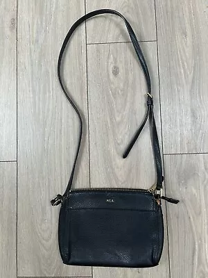 Ralph Lauren Crossbody Black Leather Bag • £13