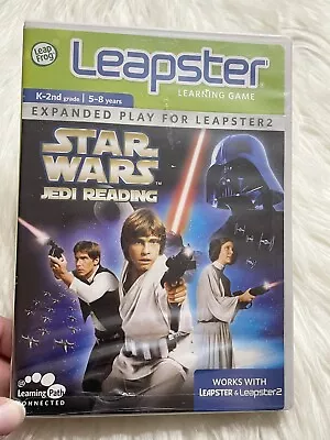 LEAPFROG Leapster Learning Game Start Wars Jedi Reading Game And Case K- 2nd New • $17.11