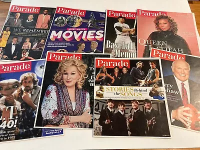 Parade Magazine: 12 Issues: 2020 '21 & 2022: Tom Hanks Queen Latifah & Others • $12.95