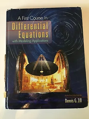 $15 • Buy A First Course In Differential Equations : With Modeling Applications By Dennis