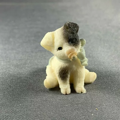 Miniature Resin Dog With Diaper Bow And Pacifier  • $9.99