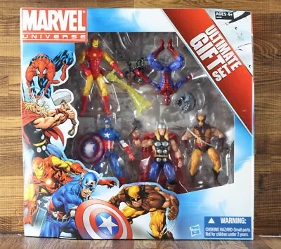 2011 Marvel Universe Ultimate Gift Box Set Spider-Man THOR Wolverine Iron Man • $80.60