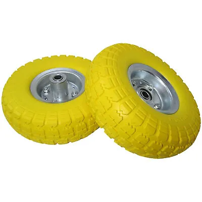 250mm 9.8  Tyre Non Flat Tubeless Rubber Wheel For Wheelbarrow Sack Truck Tyres • £18.95