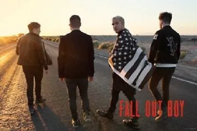 FALL OUT BOY POSTER Memorial Group Shot Vintage 36x24 Inches • $25.68