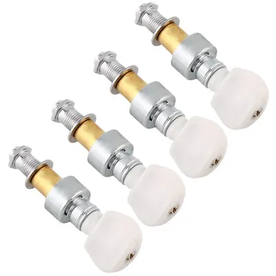 Banjo Tuners Tuning Pegs Keys Machine Heads For Banjo Parts Chrome Set Of 4 • $52.79