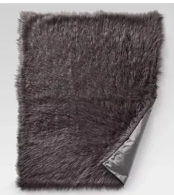 Project 62™ Mongolian Gray Faux Fur Throw 50” X 60” • $29.99