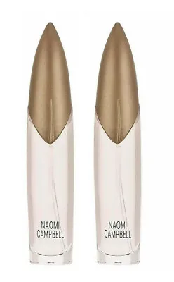 2x Naomi Campbell EDT Double Pack (2x 30 Ml) Eau De Toilette Brand New (No Box) • £14.99