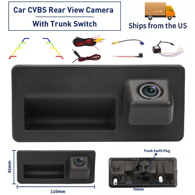 Car Trunk Handle Rear View Backup Parking Camera For VW Jetta RCD330 360 Radio • $21.99