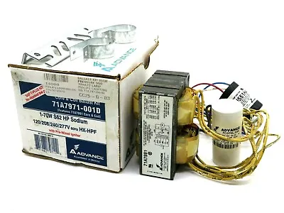 New Advance 71a7971-001d Ballast High Pressure Sodium 70 Watt 71a7971001d • $75