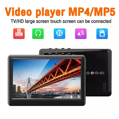 4.3 Inch 8GB Full Touch Screen MP3 Music MP4 Video Movies E-book Player Games US • $44.07