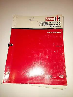 Case IH Snowthrower Rotary Mower Loader Parts Catalogs Case International OEM • $45