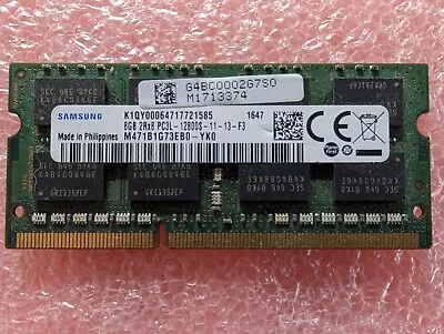 Samsung M471B1G73EB0-YK0 8GB DDR3 8 1600MHz Memory Module • $27.95