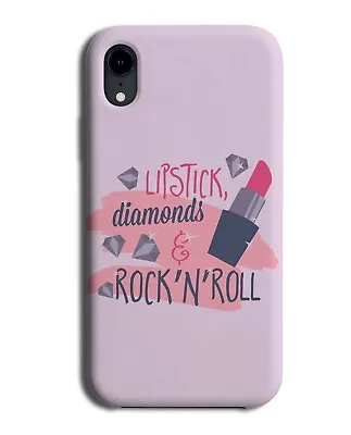 Lipstick Diamonds And Rock N Roll Phone Case Cover Make Up Makeup Lip Stick E370 • £14.95