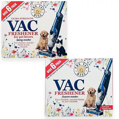 Vac Disc Vacuum Cleaner Air Freshener Discs Hoover Freshner Any Vacuum Cleaner • £3.99