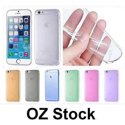 Ultra Slim Case Cover For IPhone 6 & 6 Plus & 6S & 6S Plus Soft Gel Silicone • $2.50