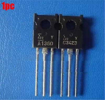 1 Pair 2SC3423-Y / 2SA1360-Y A1360 C3423 Toshiba Audio Transistor Zv • $1