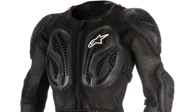 New Alpinestars (MX) Bionic Action Motorcycle Jacket - XL Black • $159.95