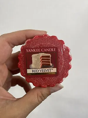 Yankee Candle RED VELVET SCENT - LOT OF 2 | .8oz Wax Melt Tarts | NEW SEALED • £8.57