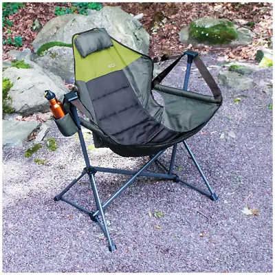 RIO Swinging Hammock Chair Camping Chair Sit Upright Or Lounge Hammock Style • $98.99
