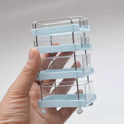 Miniatures 1/6 Scale BJD Dollhouse Combination Cart Rack Storage Shelf Groceries • $13.99