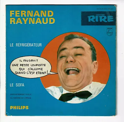 Fernand Raynaud Vinyl 45 RPM EP Le Fridge - Le Sofa - Philips 432900 • $9.48