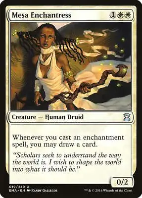 Mesa Enchantress Eternal Masters PLD White Uncommon MAGIC MTG CARD ABUGames • $1.40