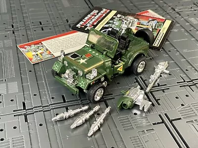 Hound 100% Complete W/Manual Tech 1984 Vintage Hasbro G1 Transformers Jeep NICE! • $149.90