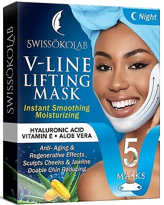 $16.97 • Buy V Line Mask Chin Up Patch Double Chin Reducer Chin Mask V Up Contour Tightening 