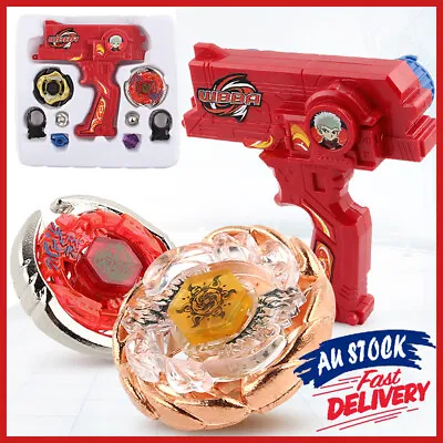 4D Rapidity Beyblade Set Grip Fight Metal Master Kids Fusion Rare Launcher Top • $17.99