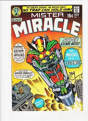 Mister Miracle #1 1971 1st Appearance  KIRBY 4TH WORLD/ Kirby Interview • $100