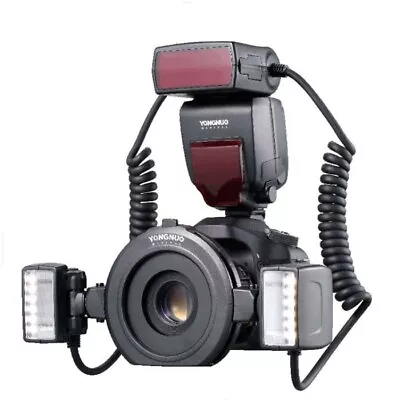 Yongnuo YN24EX E-TTL Twin Lite Macro Flash Speedlite For Canon Camera Flash Head • $229.99