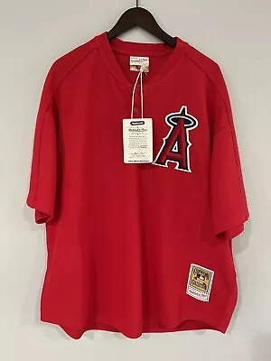 Anaheim Angels Vladimir Guerrero Mitchell Ness Red 2004 Authentic BP Jersey XXL • $109.99