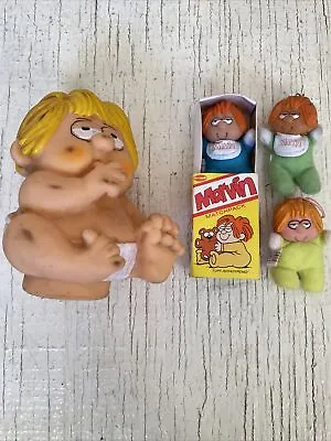 Marvin Matchpack Mini Plush Vintage Tom Armstrong 1983 Fun World Rubber Doll • $25