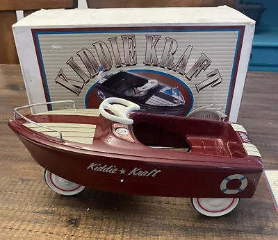 Xonex 1:3 Scale Boat Kiddie Kraft Pedal Boat Die Cast  Vintage Limited Edition • $22