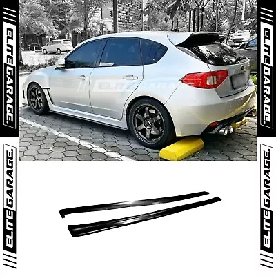 Fits SUBARU IMPREZA G3 WRX STI (08-14) Side Skirt Splitters Matte Black  • $279