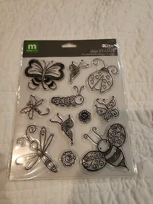 *New* Making Memories Doddles Insect Clear Stamps- Item # 34731 • $8.29