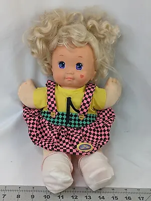 Mattel Magic Nursery Doll Blonde Purple Eyes Outfit 1989 • $16.16