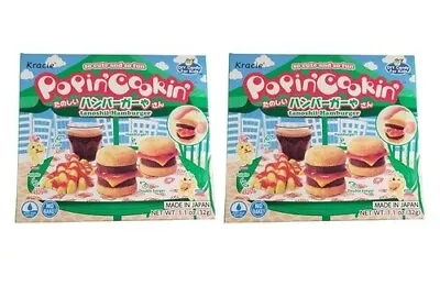 Kracie Popin' Cookin' Tanoshii Hamburger DIY Candy 2 Pack No Bake • $1.49