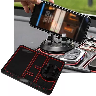 Non-Slip Phone Pad Holder For 4-in-1 Car Universal Multifunctional 360° Rotating • $14.99