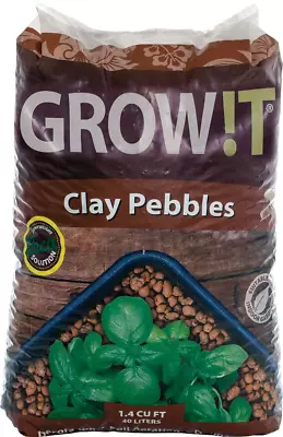 Clay Pebbles 40 Liter Bag100% Natural Clay Drainage Decoration Aquaponics Hydro • $84.97