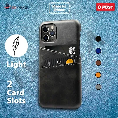 $7.09 • Buy 【Classy】iPhone 13/12/11/Pro/Max Leather Case Wallet Card Holder Shockproof Cover