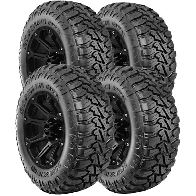 (QTY 4) 33x12.50R17 Nexen Roadian MTX 124Q Load Range F Black Wall Tires • $1245.96