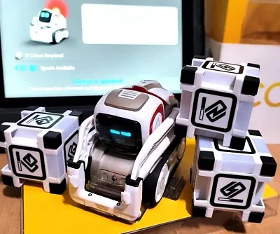 FULLY BOXED Anki Cozmo Robot + Cubes + Charger + Box + Manuals LIKE N£W • £199