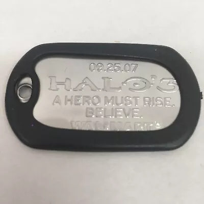 Halo 3 2007 Promo Dog Tag Walmart Exclusive Rare Xbox Game • $33.99