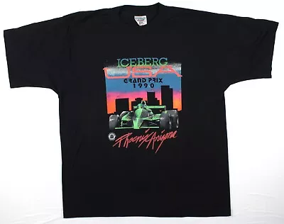 Vintage 1990 Iceberg USA Phoenix Arizona Grand Prix Single Stitched T-Shirt XL • $49.99