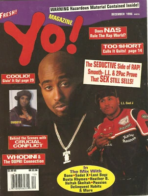 $12.99 • Buy Yo! Magazine #56 12/96 Tupac Nas Busta Rhymes Ll Cool J Too $hort Coolio