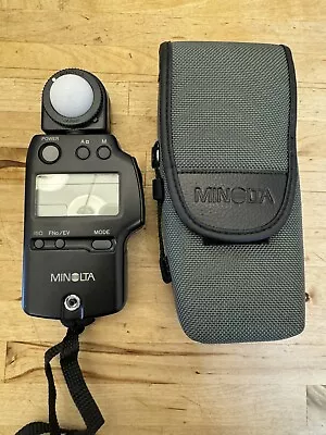 Minolta AutoMeter IVF IV F Flash Light Exposure Meter With Case…AutoMeter 4f • $130