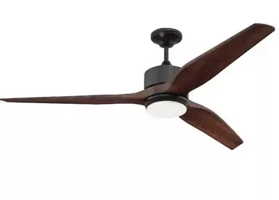 Craftmade Mobi 60  Indoor Outdoor Bronze Ceiling Fan W/ LED Light And Remote • $130